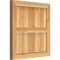 Ekena Millwork Framed Board-n-Batten Shutters, Rough Sawn Western Red Cedar, 21 1/2W x 22H, PR RBF06S21X022RWR - alternate 5